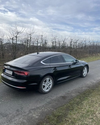 Audi A5 cena 99000 przebieg: 52000, rok produkcji 2018 z Brodnica małe 562